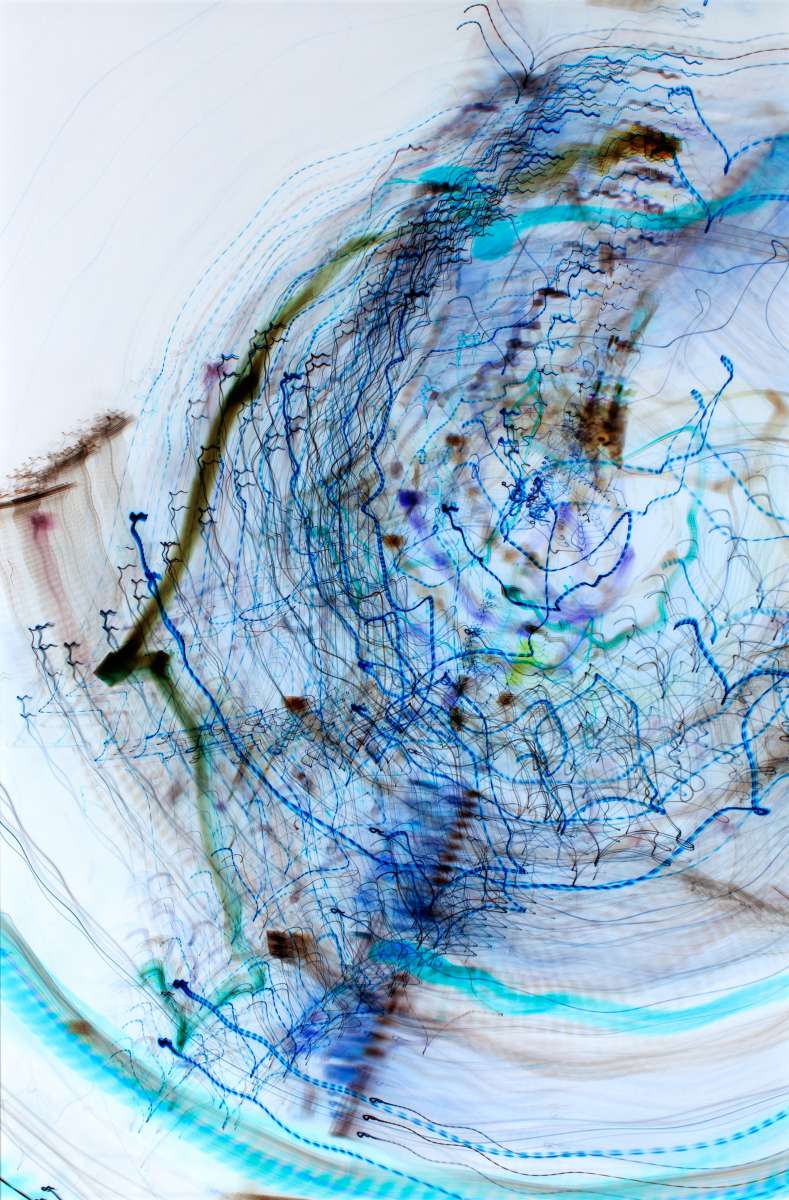 Jan Kempenaers, Me and Jef talking about N. Tesla while overlooking N. Rabat #1, 2012