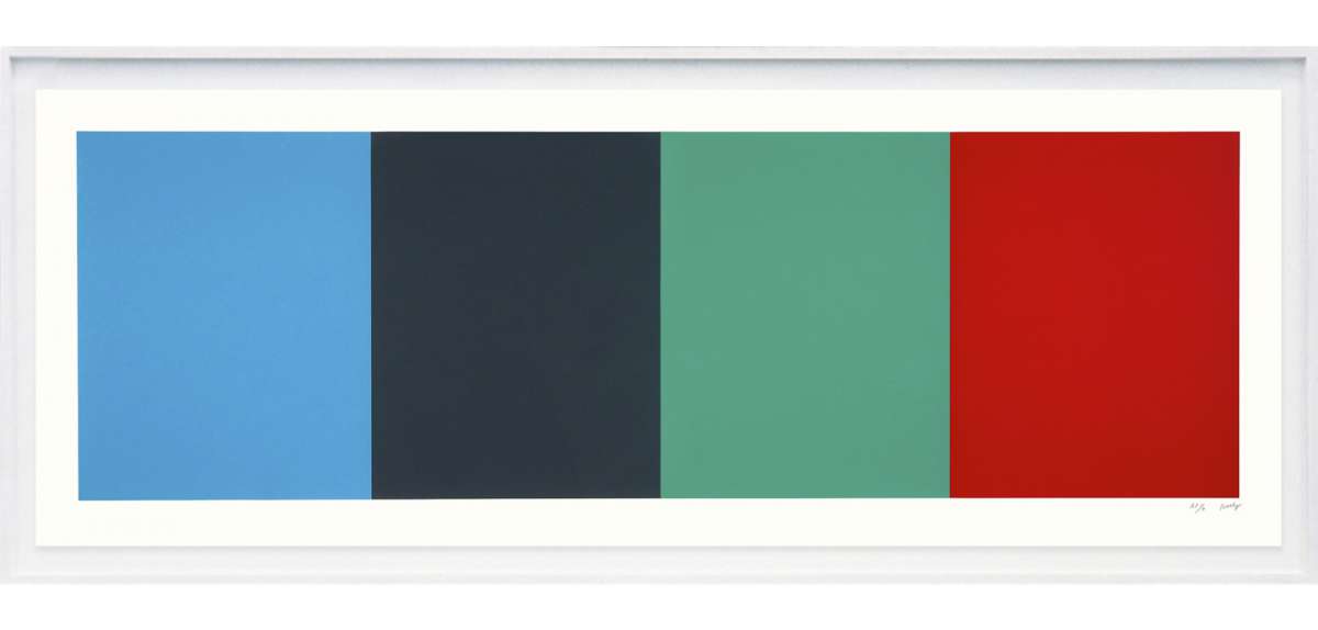 Ellsworth Kelly, Blue, Gray, Green, Red, 2008