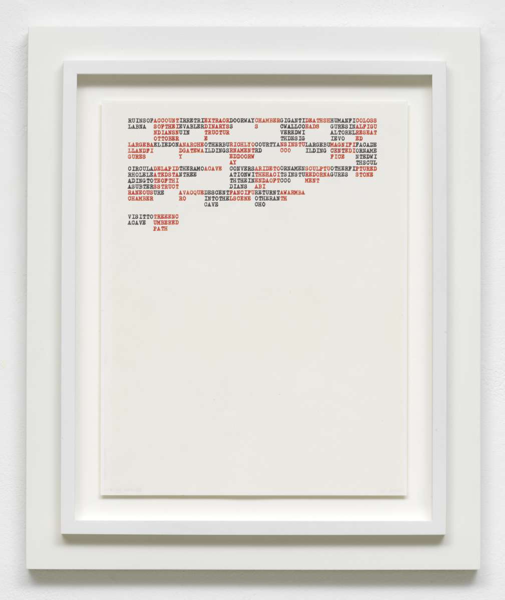 Carl Andre, PERPLEXITIESHOUSEHOLD YUCA 70/X 26, 1972