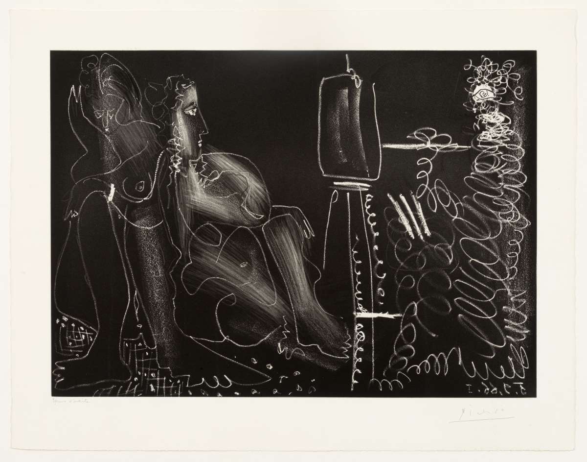Pablo Picasso, Dans l'Atelier, 1966