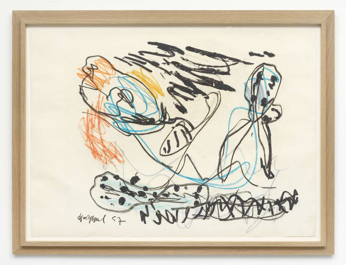 Karel Appel, Monument in the Sea - Beach Series No. 6, 1957