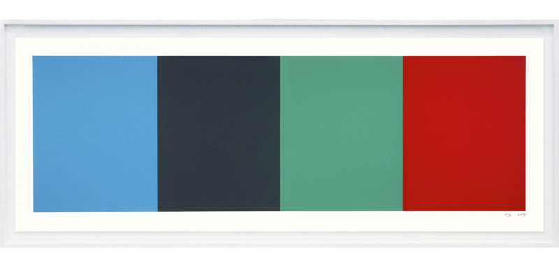 Ellsworth Kelly, Blue, Gray, Green, Red, 2008