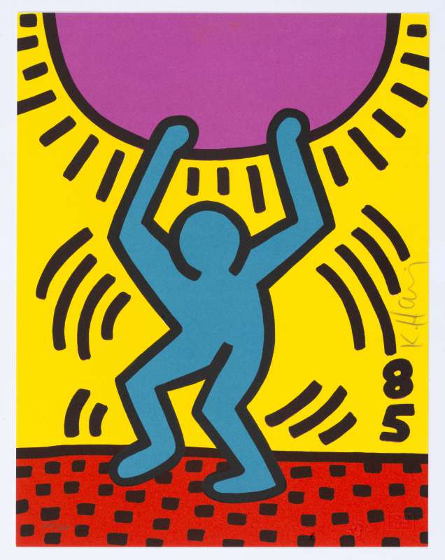 Keith Haring, International Youth Year, 1984