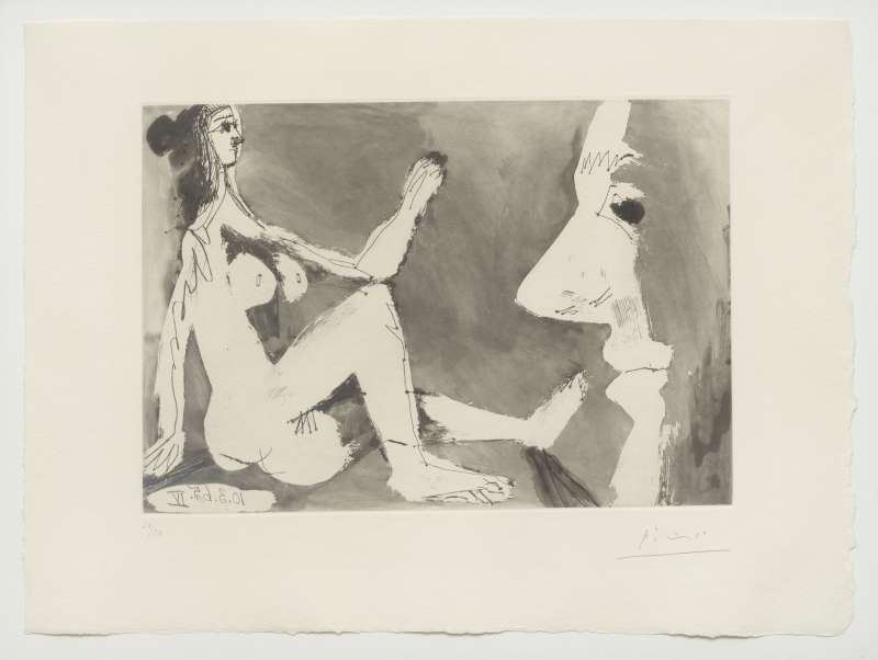 Pablo Picasso, Peintre et Modèle, 1965