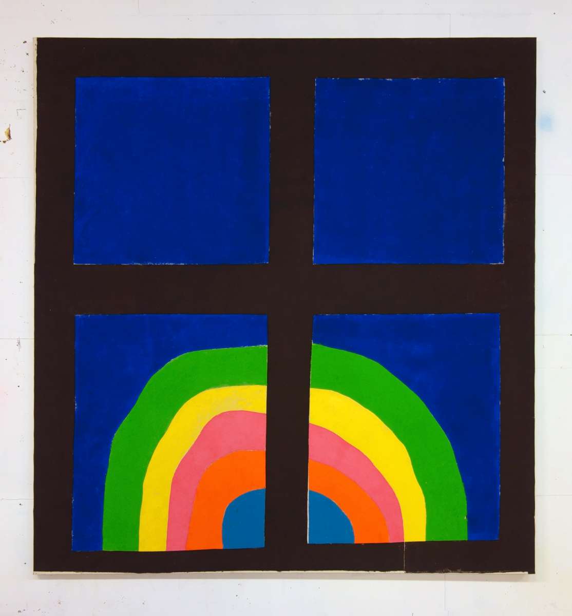 Morgan Betz, Flies on milk (Neon), 2017