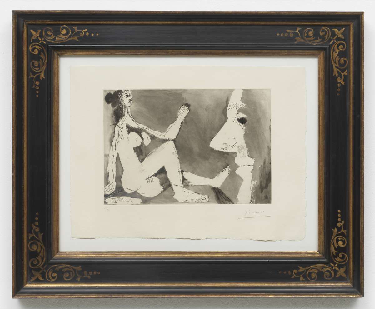 Pablo Picasso, Peintre et Modèle, 1965