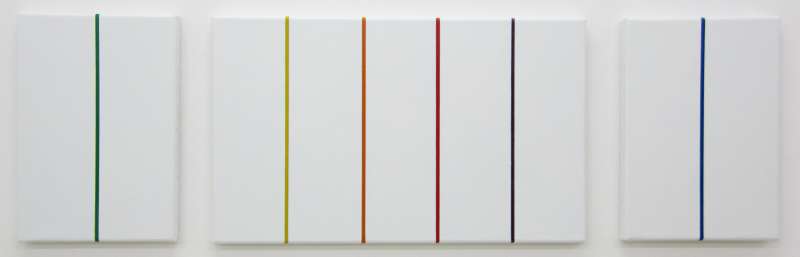 Triptych for Cupertino (white), 2013