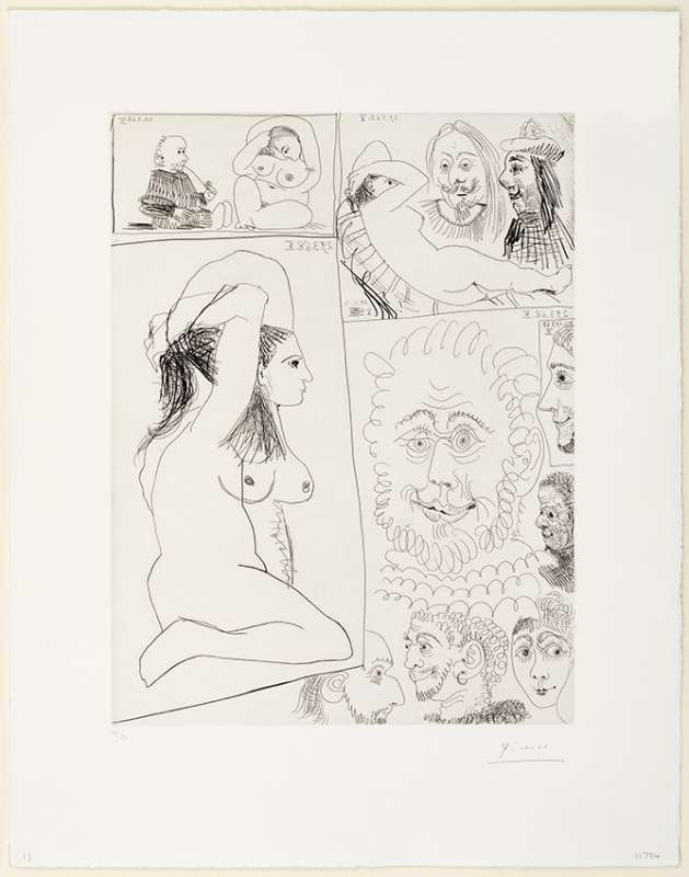 Pablo Picasso, Bande Dessinée (Series 347), 1968